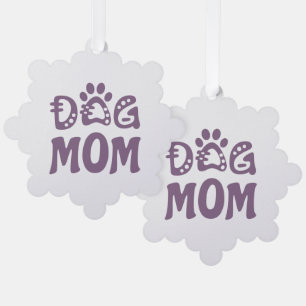 Dog mama ornament kaart