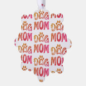 Dog mama ornament kaart (Links)