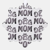 Dog mama ornament kaart (Achterkant)