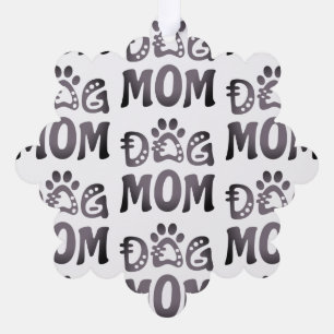 Dog mama ornament kaart