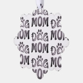 Dog mama ornament kaart (Links)