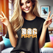 Dog Mama Paw Pattern Tri-Blend Shirt