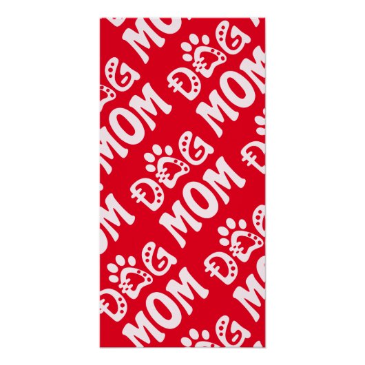 Dog mama perfect poster (Voorkant)