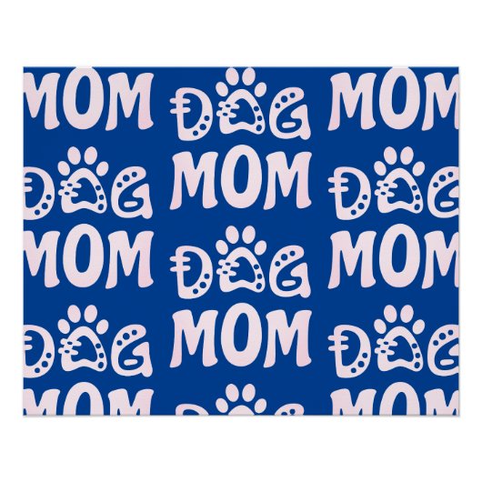 Dog mama perfect poster (Voorkant)