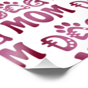 Dog mama perfect poster