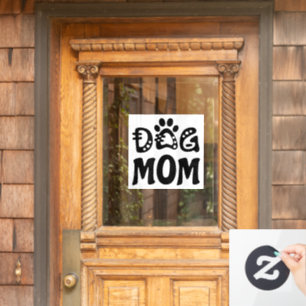 Dog mama raamsticker