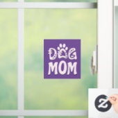 Dog mama raamsticker (Huis)
