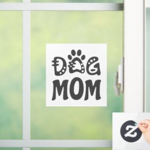 Dog mama raamsticker