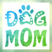 Dog mama raamsticker (Vel 3)