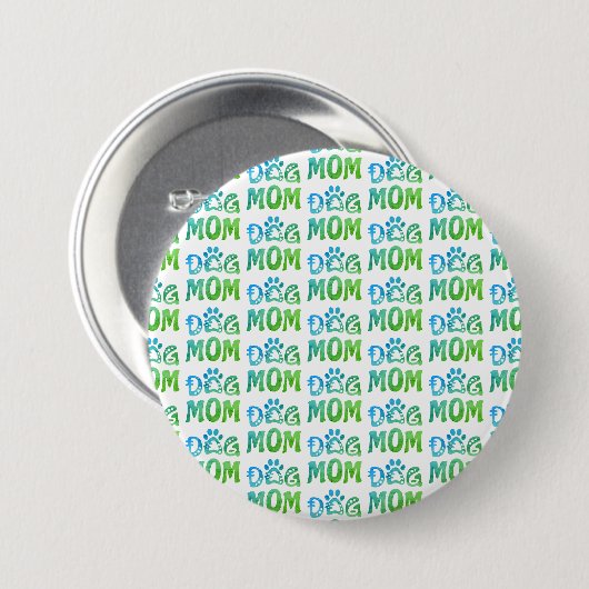 Dog mama ronde button 7,6 cm (Voorkant /achterkant)