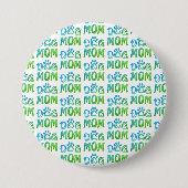 Dog mama ronde button 7,6 cm (Voorkant)