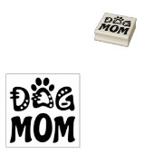 Dog mama rubberstempel (Gestempeld)