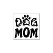 Dog mama 	rubberstempel (Afrduk)