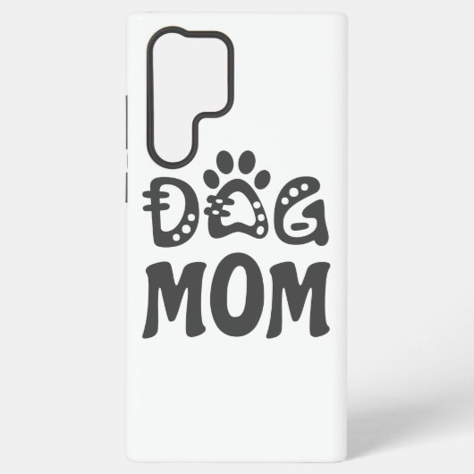 Dog mama samsung galaxy hoesje (Achterkant)