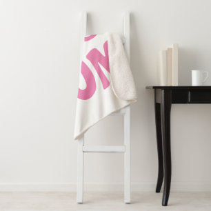 Dog mama sherpa deken