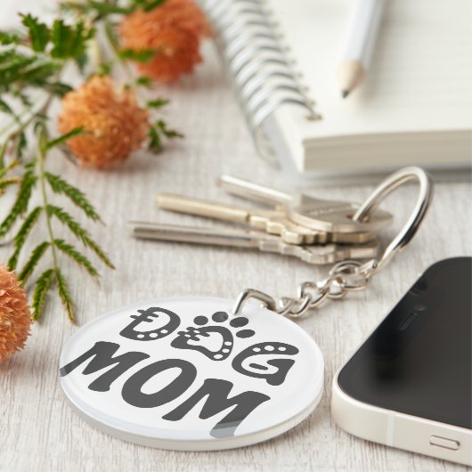 Dog mama sleutelhanger (Voorkant Rechts)