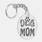 Dog mama sleutelhanger (Voorkant Links)