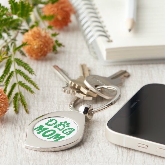 Dog mama sleutelhanger (Zijkant)