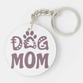 Dog mama sleutelhanger (Achterkant)