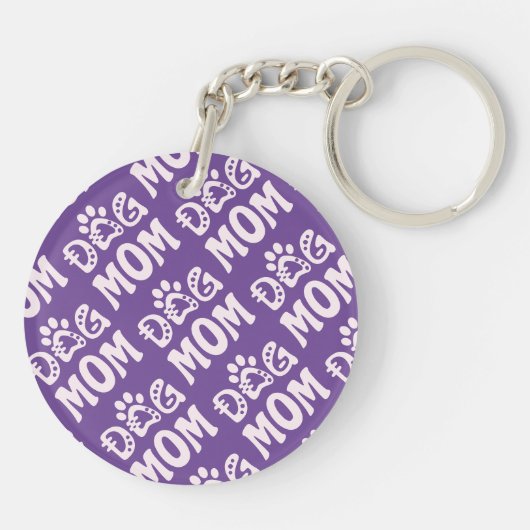 Dog mama sleutelhanger (Achterkant)