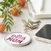 Dog mama sleutelhanger (Zijkant)