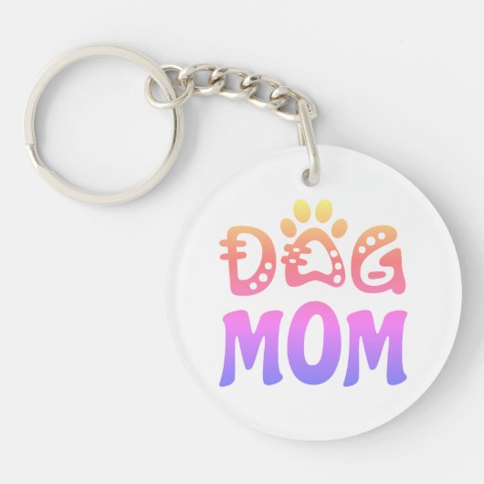 Dog mama sleutelhanger (Voorkant)