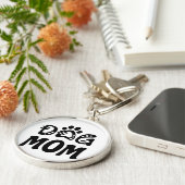 Dog mama sleutelhanger (Zijkant)