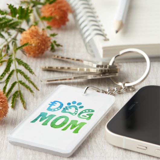 Dog mama sleutelhanger (Voorkant Rechts)
