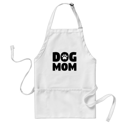 Dog mama standaard schort (Voorkant)