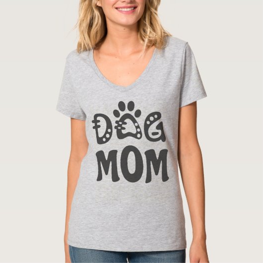 Dog mama t-shirt (Voorkant)