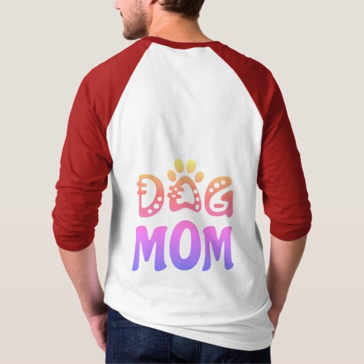 Dog mama t-shirt (Achterkant)