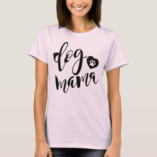 dog mama t-shirt (Voorkant)