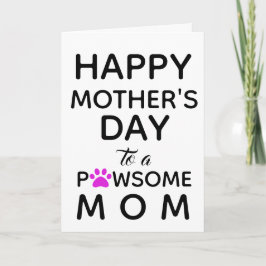 Dog mama van de hond Moederdag Kaart