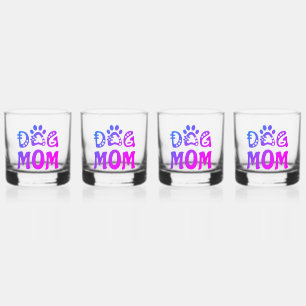 Dog mama whisky glas