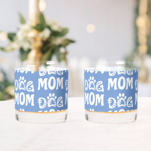 Dog mama whisky glas