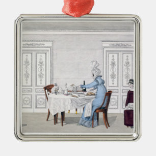 Dog Mania, bord 106 van "Le Bon Genre, 1818 (col) Metalen Ornament