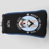 Dog Meeste T-shirt-Riffic Papa Gepersonaliseerde F Golfheadcover (Voorkant)