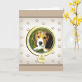 Dog Memorial avec Rainbow Bridge carte de poème (Fleur jaune)