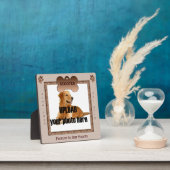 Dog Memorial Brown Tones Fotoplaat (Insitu)
