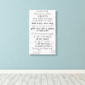 Dog Memorial Canvas Afdruk (Insitu (Houten vloer))