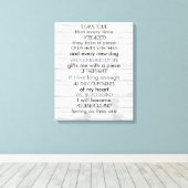 Dog Memorial Canvas Afdruk (Insitu (Houten vloer))
