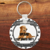 Dog Memorial Forever herdacht Sleutelhanger (Voorkant)