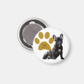 Dog Memorial Foto gepersonaliseerd Magneet (Voorkant / Achterkant)