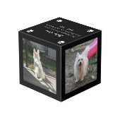 Dog Memorial Keepomwille Foto Kubus (Achter hoekig)