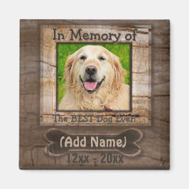 Dog Memorial Magneet