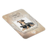 Dog Memorial Magnet Magneet (Rechterzijde)