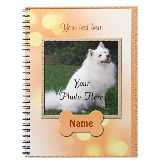 Dog Memorial Personalized Notitieboek (Voorkant)