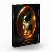 Dog Memorial Photo Block - Papillon Fotoblokken (Links)