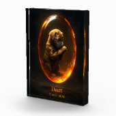 Dog Memorial Photo Block - Tennessee Brindle Fotoblokken (Rechts)