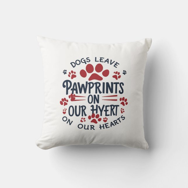 Dog Memorial Pillow Kussen (Voorkant)
